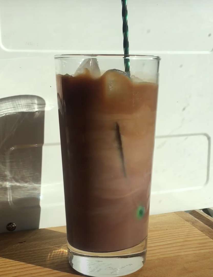 Chocolate Oatmilk Latte