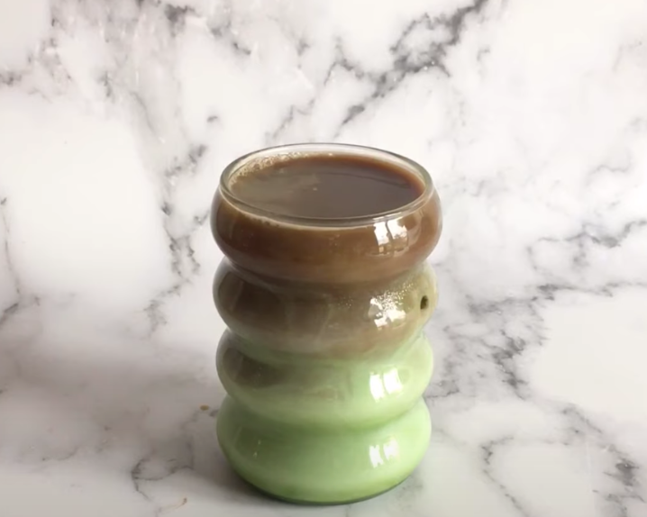 Dirty Matcha Latte Recipe