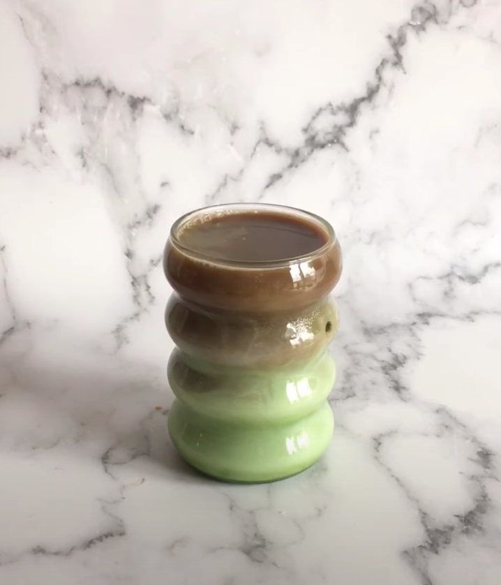Dirty Matcha Latte Recipe