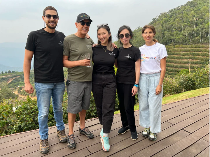 Jiyoon & Rachel with the Rodriguez family.