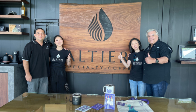 Jiyoon & Rachel with the Altieri Famiyl